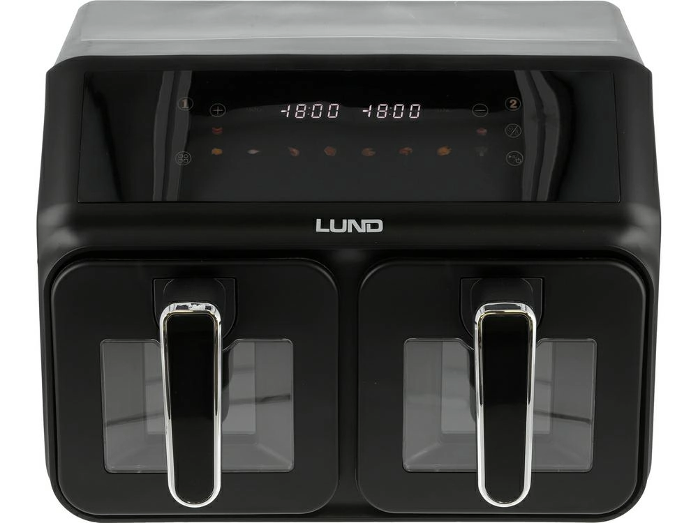 LUND FRYTKOWNICA BEZTŁUSZCZOWA 2200W 4L+4L CZARNA