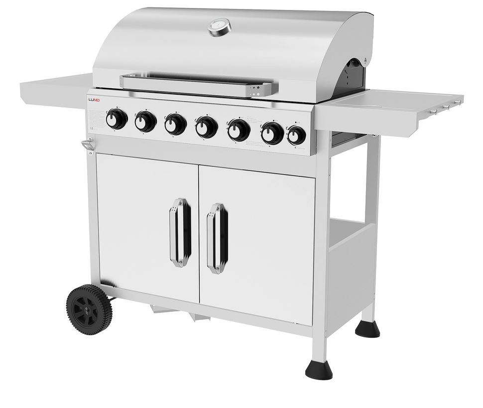 LUND GRILL GAZOWY 6+1 ŻELIW RUSZT