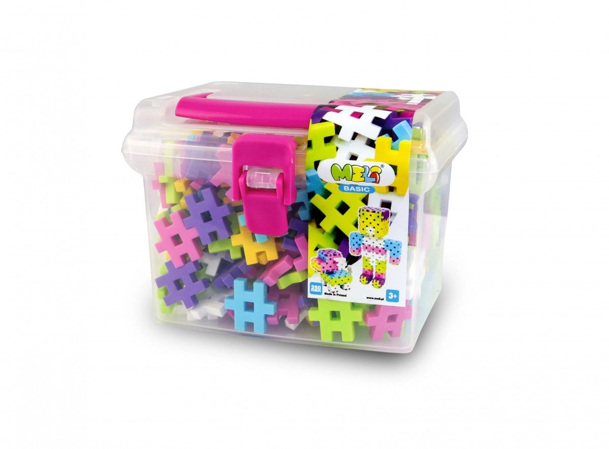 Klocki Meli Basic Pink Trawel Box