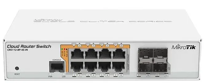 MIKROTIK CRS112-8P-4S-IN 8X GIGABIT ETHERNET SMART