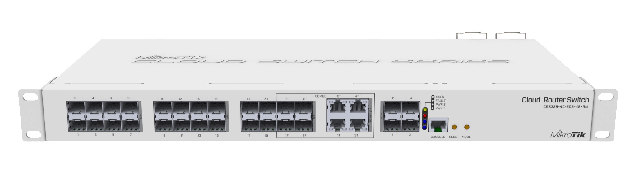 Šakotuvas MIKROTIK CRS328-4C-20S-4S+RM Switch 24x