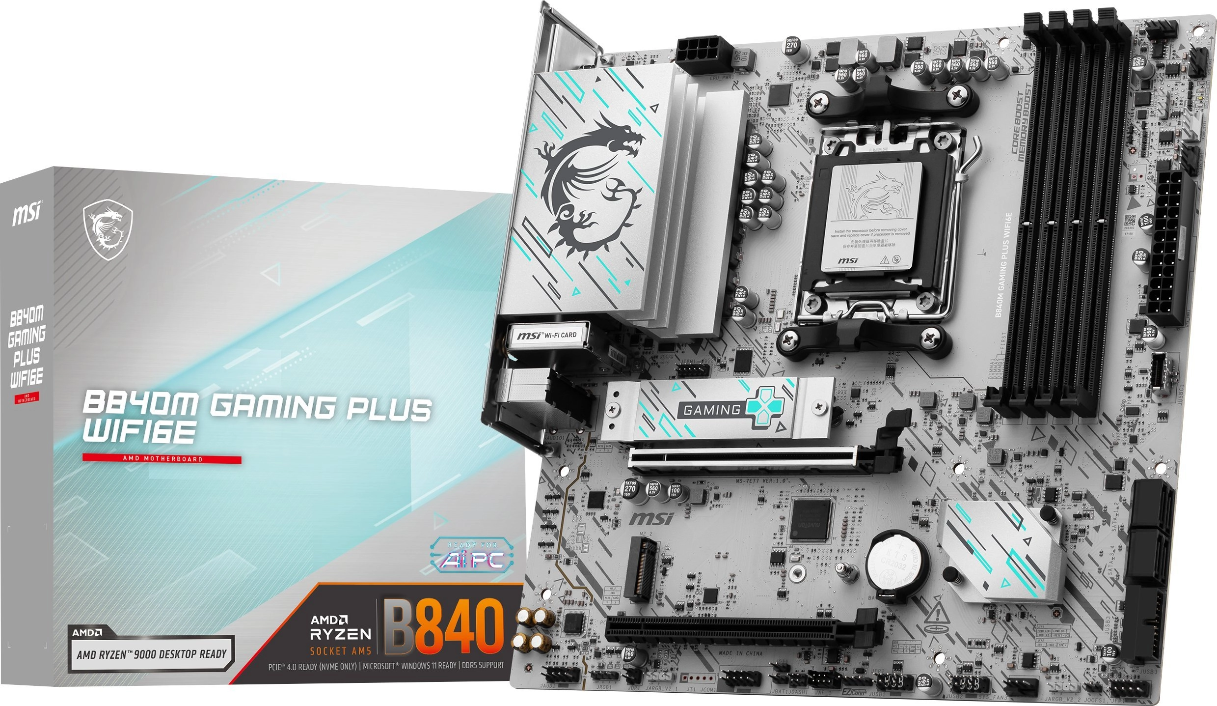 MSI B840M GAMING PLUS WIFI6E (AM5)