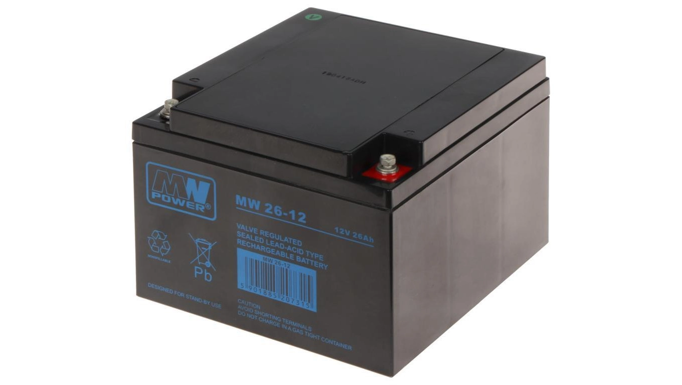 MW Power Akumulator 12V/26AH-MW 12V/26AH-MW 5901885207315