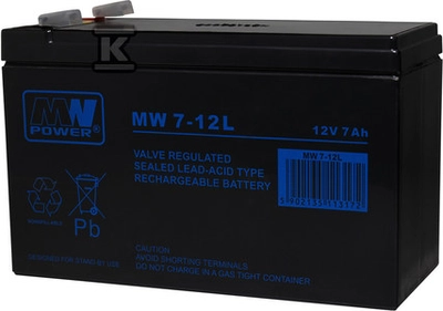 MPL Power Akumulator 12V/7Ah (MW 7-12L)