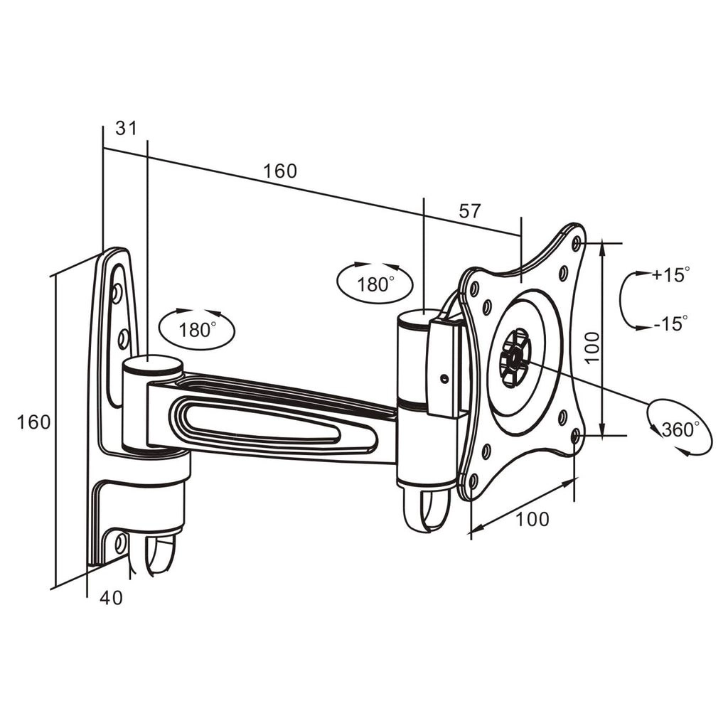 Manhattan Wall Mount for TV  Monitors