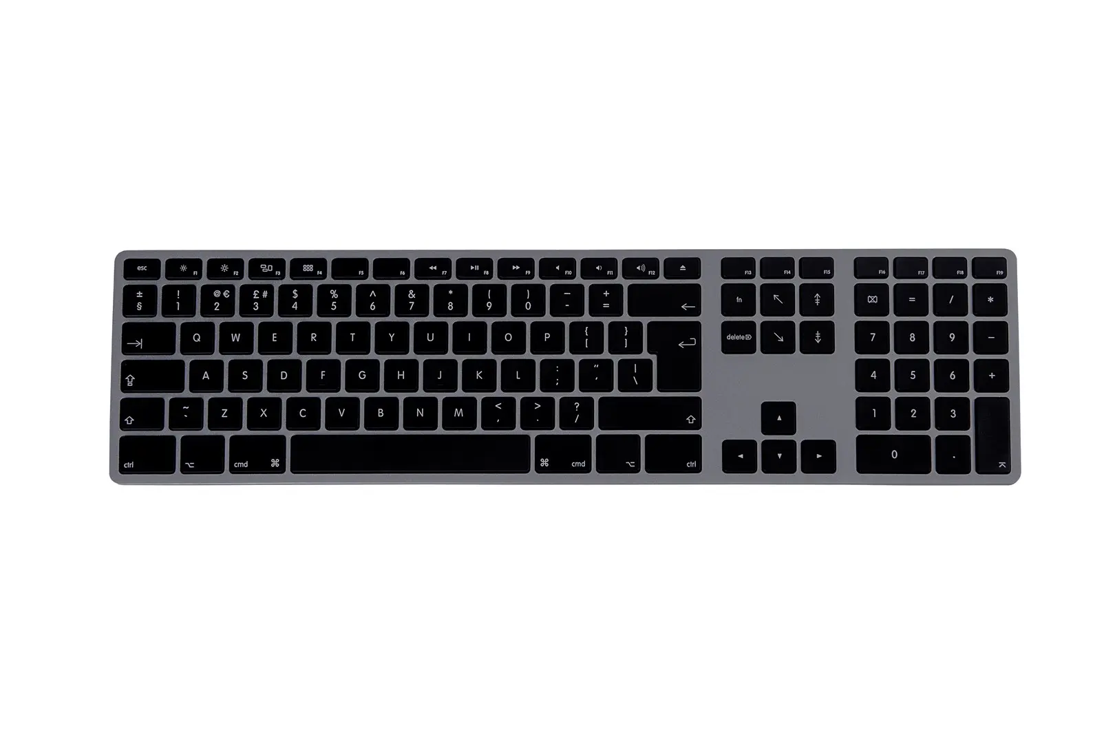 Matias FK318B-UK Keyboard Wired Silver White