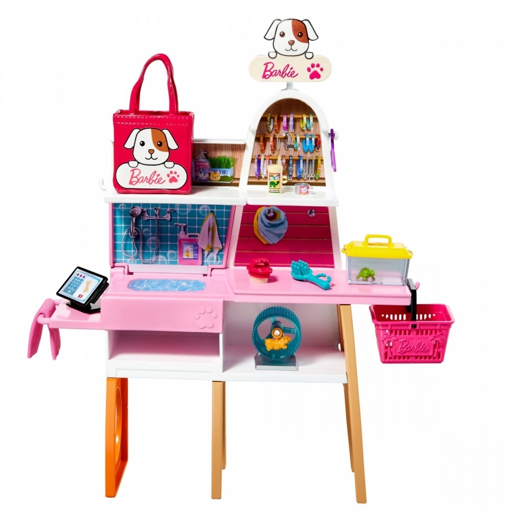 Barbie Doll and Pet Boutique Playset