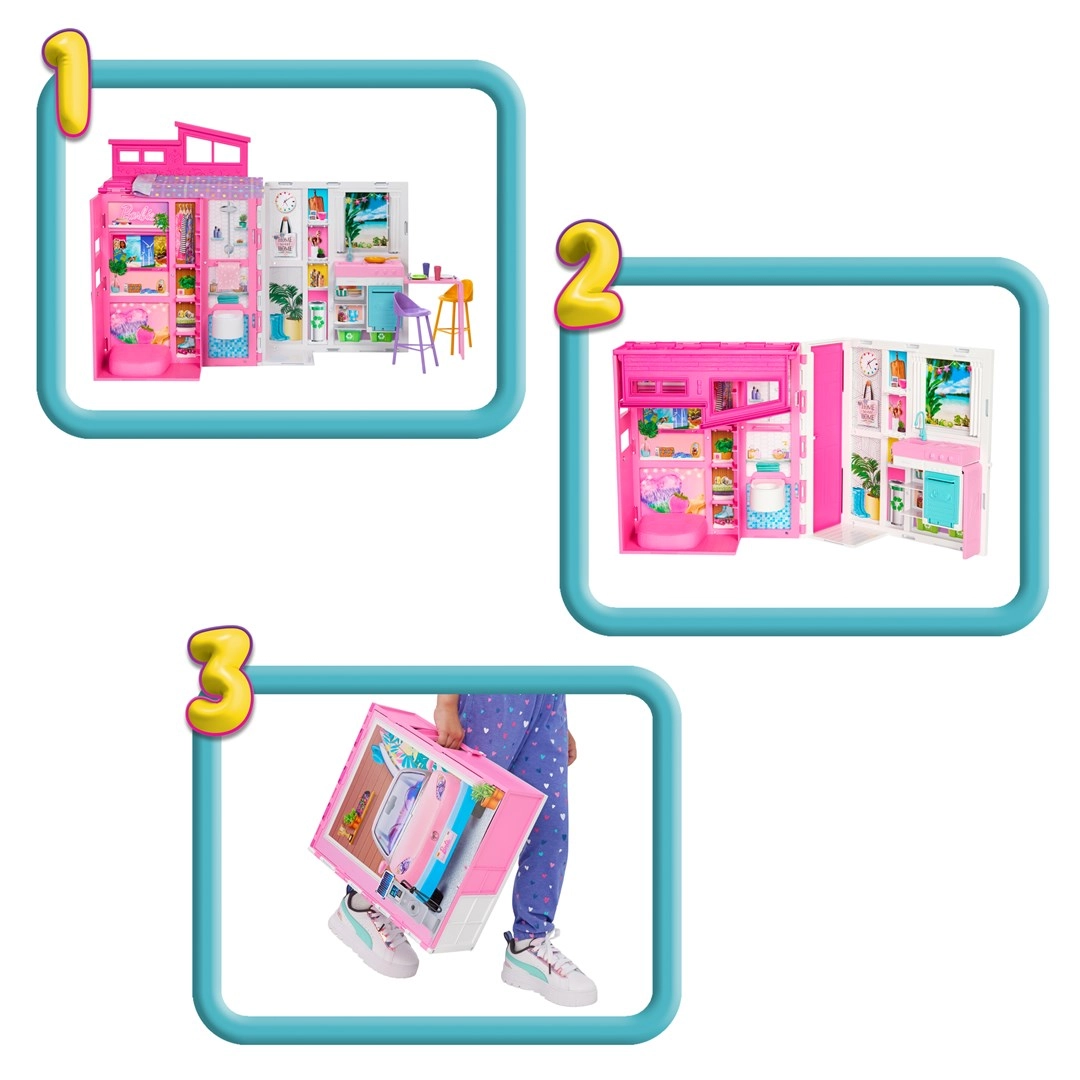 Barbie Getaway House  Doll House Playset