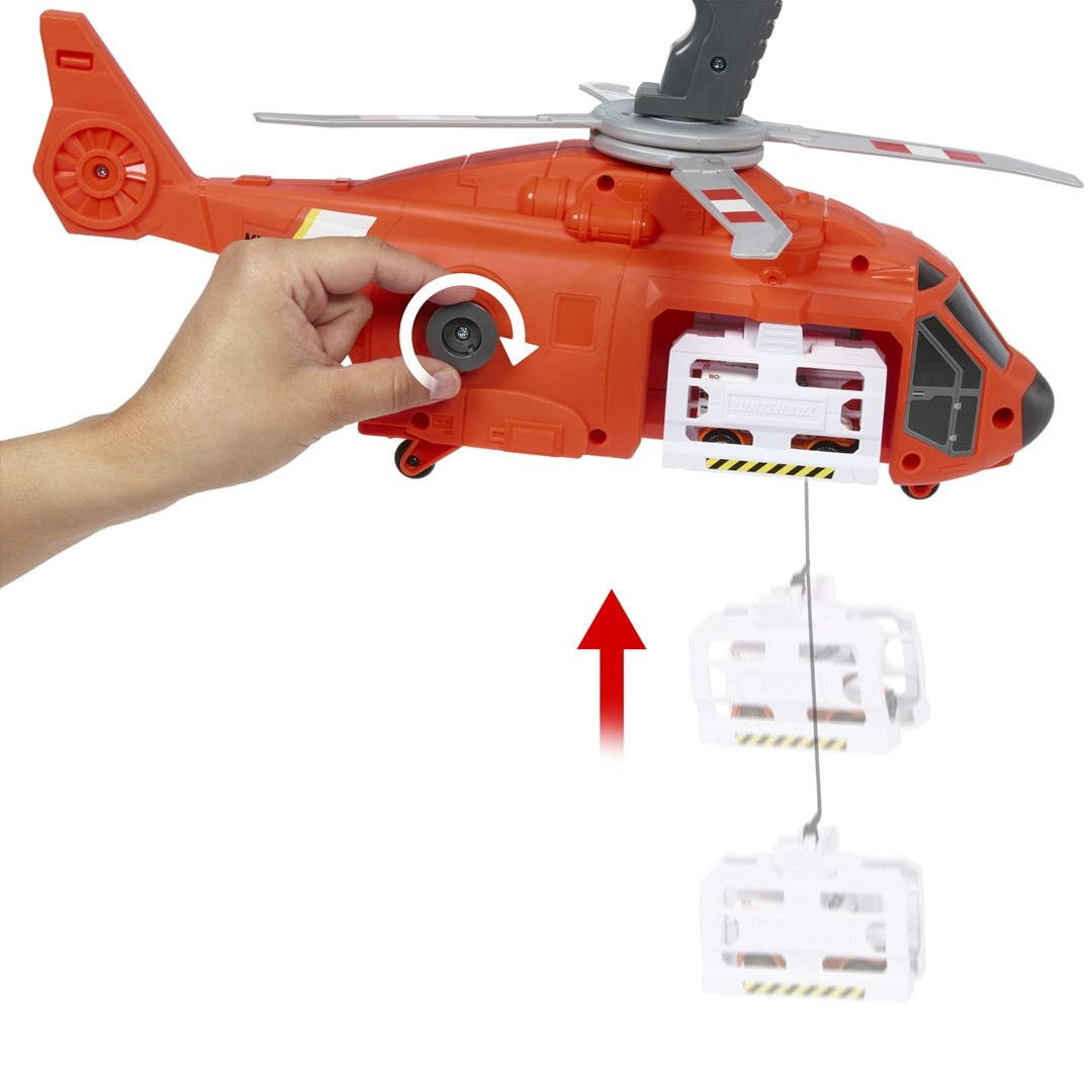 Matchbox Action Drivers Rescue Helicopter 16-In