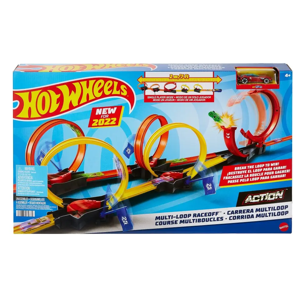 Hot Wheels Action Multi-Loop Raceoff Playset