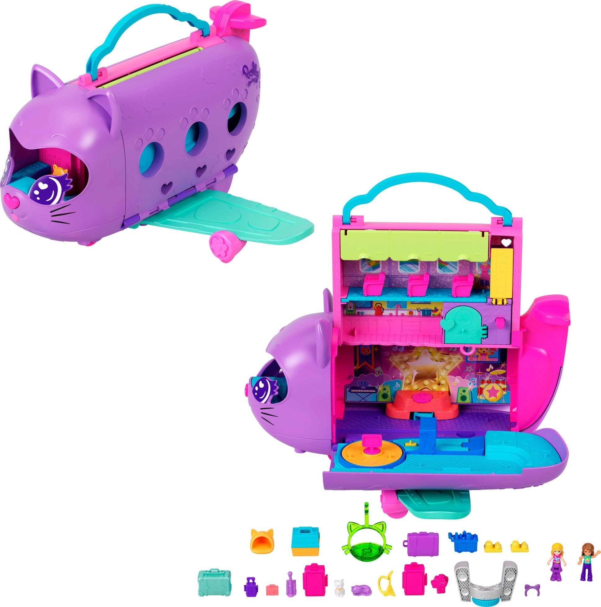 Polly Pocket Kitty Airways Playset with