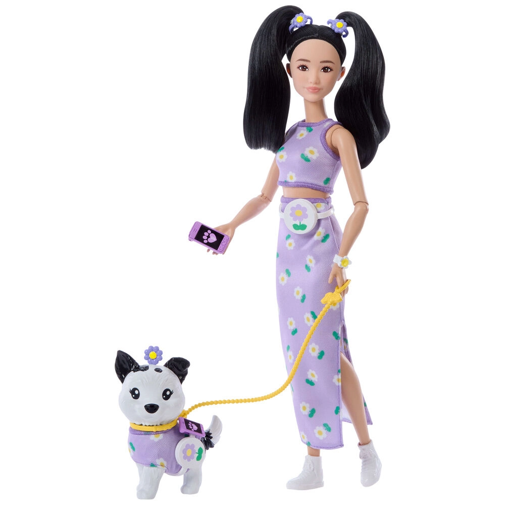 Barbie Same styling Doll and dog