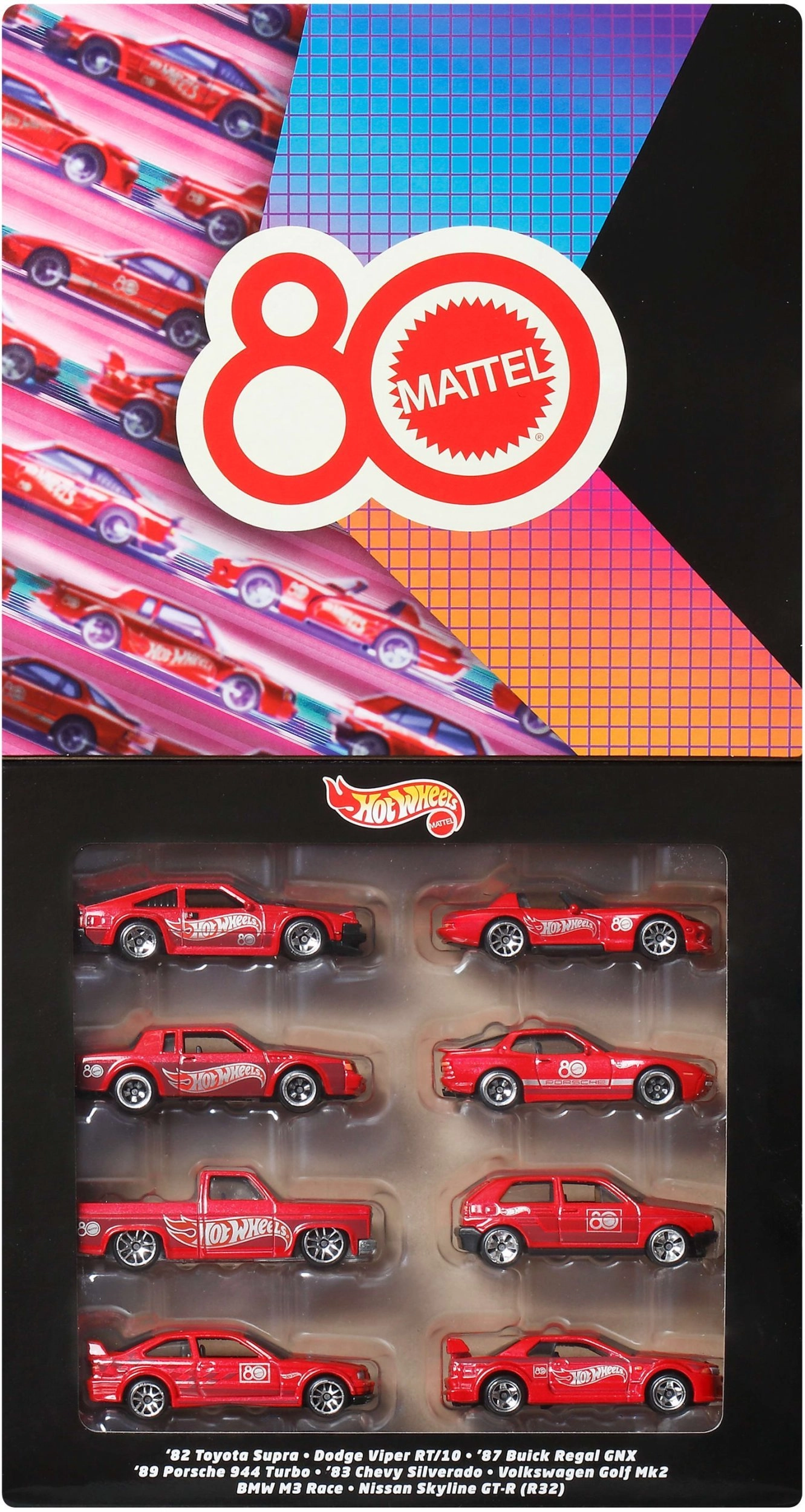 HOT WHEELS eight model car set