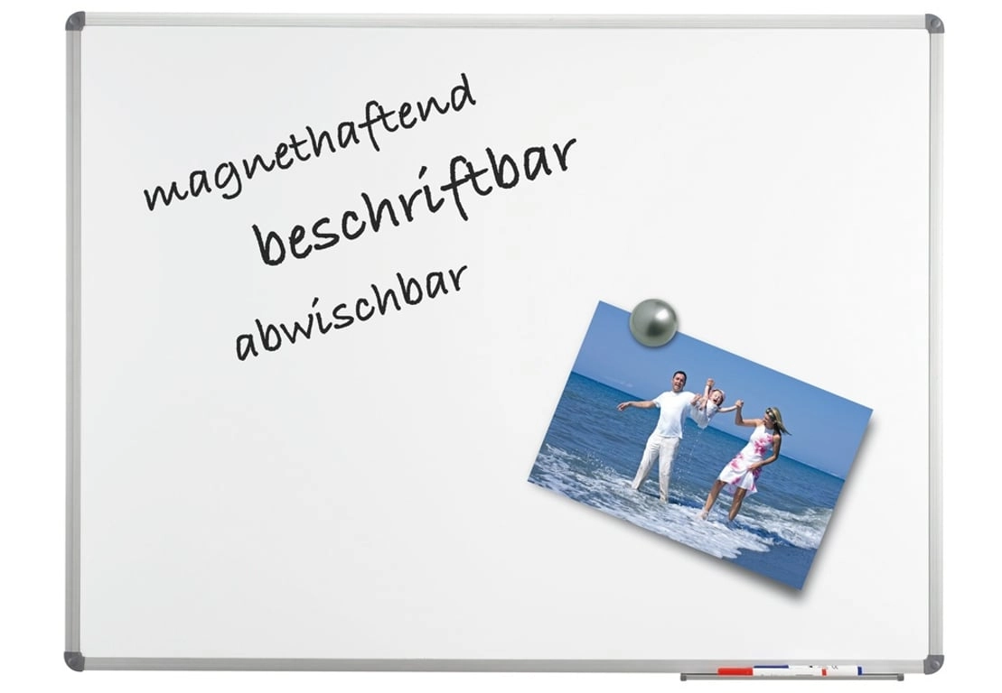MAUL Whiteboard MAULstandard 120x90cm weiĂź Stahl