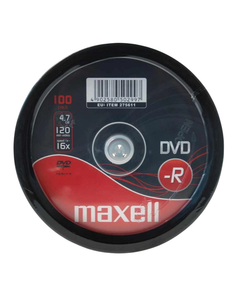 Maxell DVD-R 4.7GB_120min 16x speed