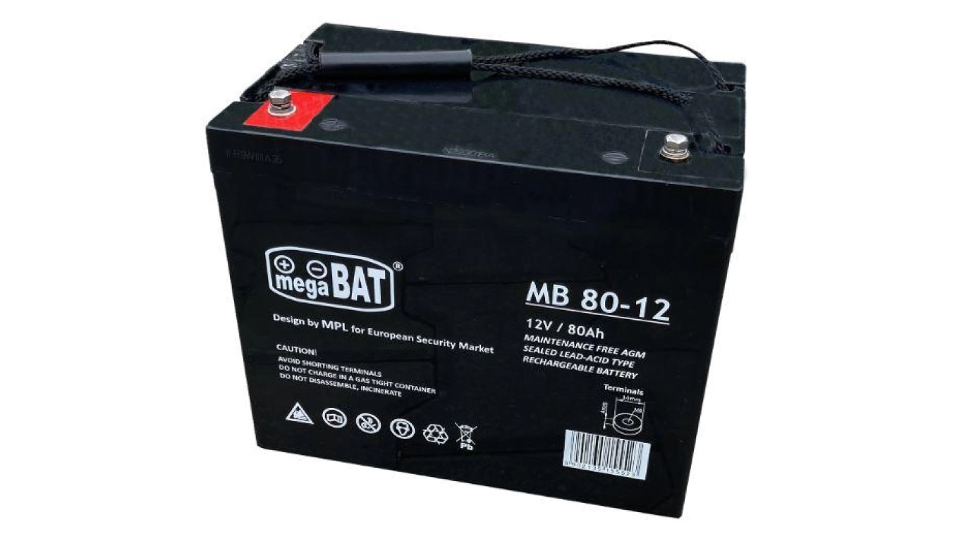 Akumulator VRLA MB 80-12 (260/168/211mm) (
