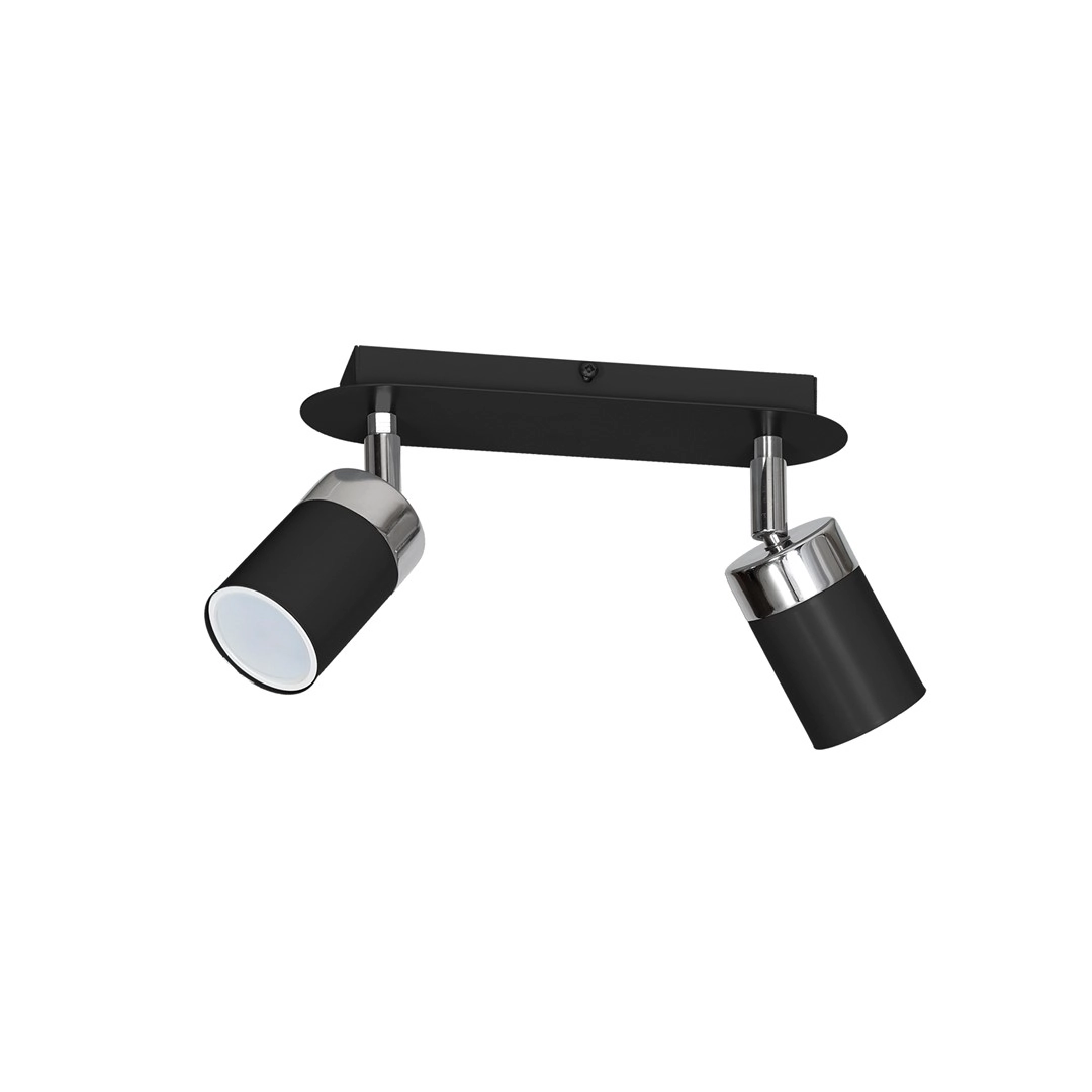 CEILING LAMP JOKER BLACK 2xGU10 MLP911