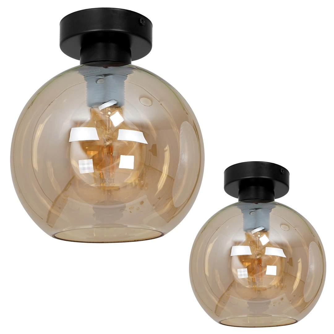 Ceiling lamp SOFIA AMBER 1xE27 MLP6575