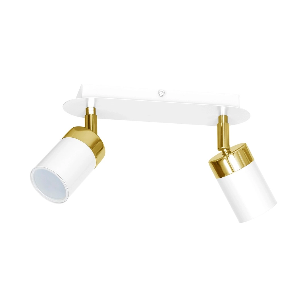 Ceiling lamp JOKER WHITE/GOLD 2xGU10 MLP6129