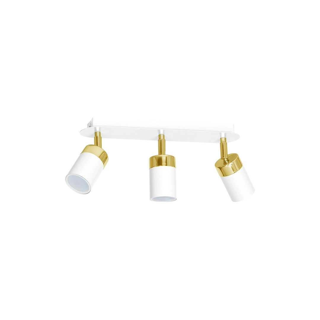 Ceiling lamp JOKER WHITE/GOLD 3xGU10 MLP6130