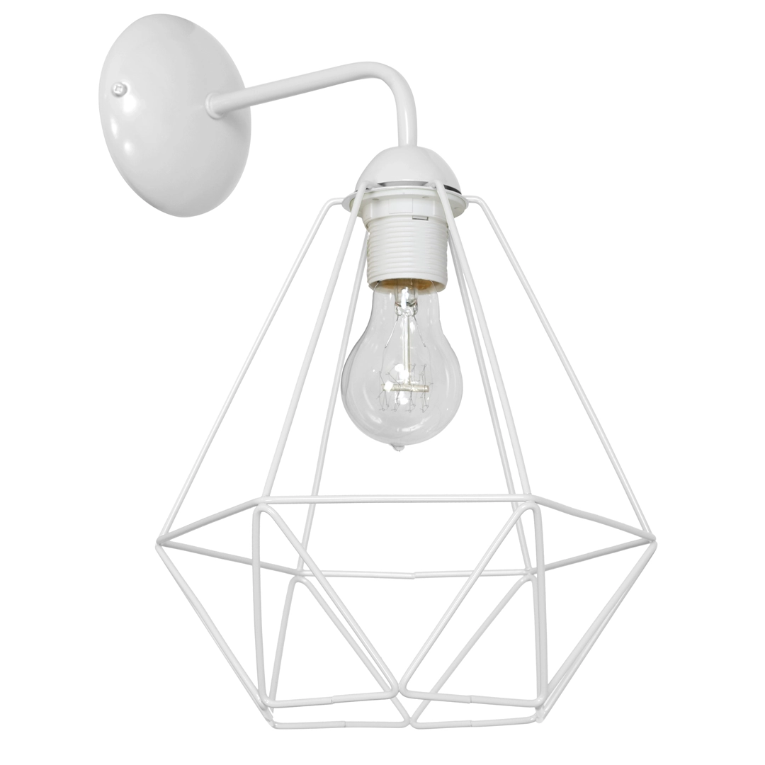 Wall lamp BASKET WHITE 1xE27 MLP7211