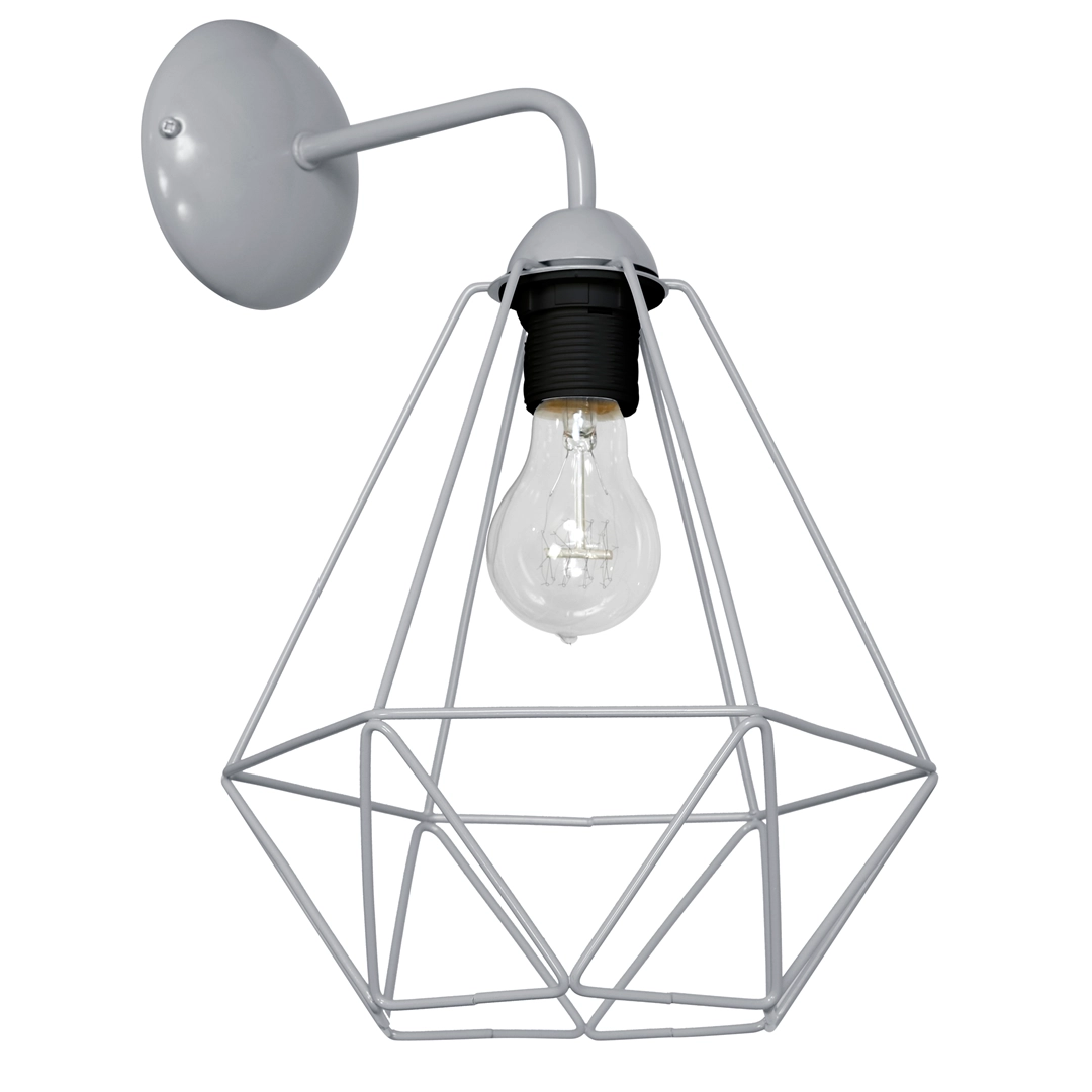 Wall lamp BASKET GRAY 1xE27 MLP7207
