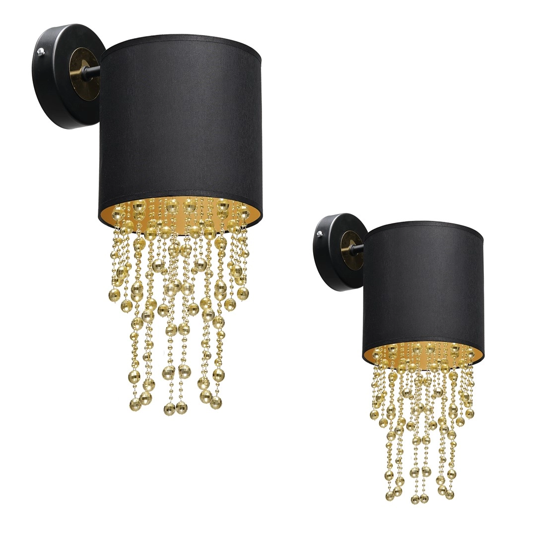 Wall lamp ALMERIA BLACK/GOLD 1xE27 MLP6438