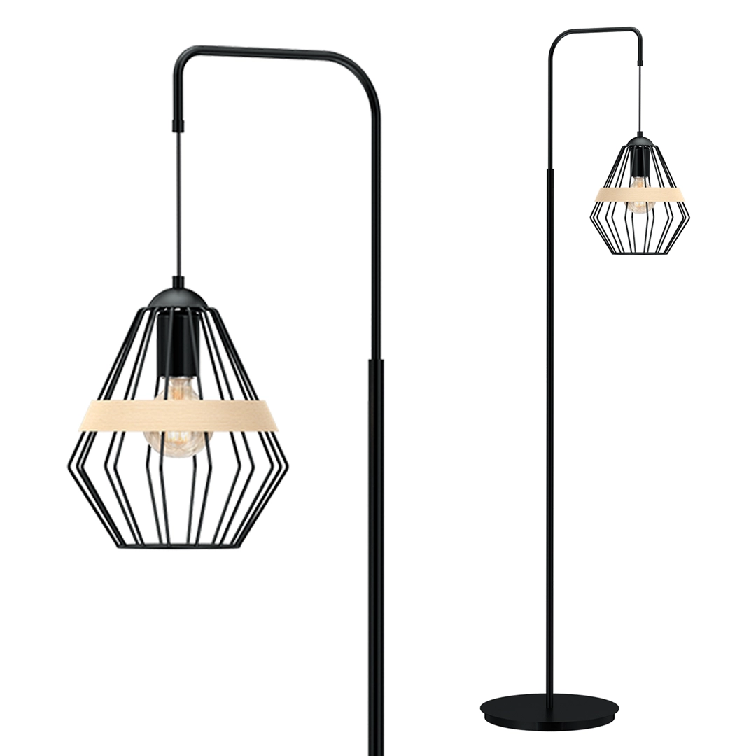 Standing lamp CLIFF BLACK 1xE27 MLP5528