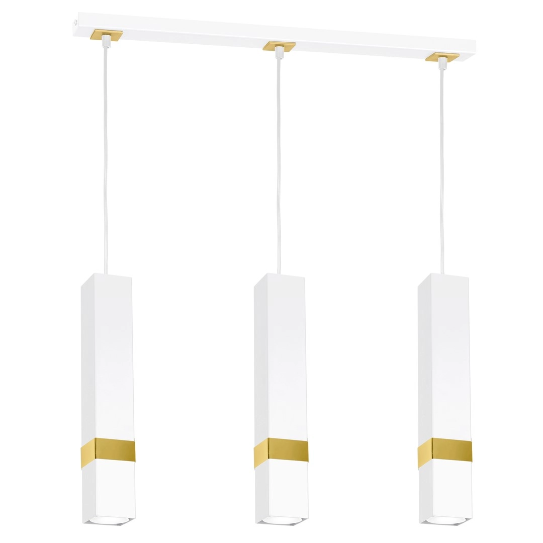 Pendant lamp VIDAR WHITE/GOLD 3xGU10 MLP6276