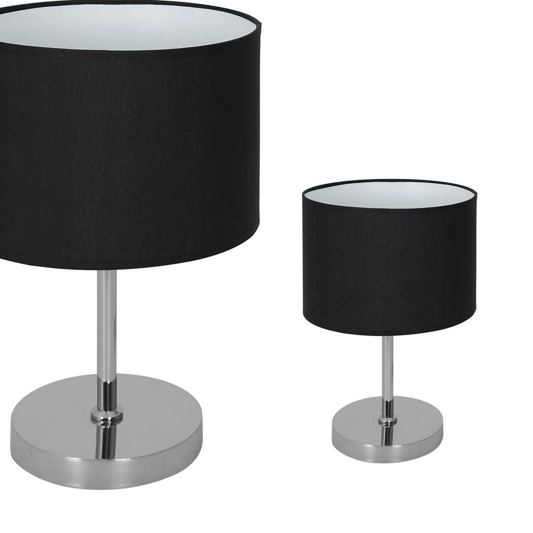 Table lamp CASINO BLACK/CHROME 1xE27 ML6381