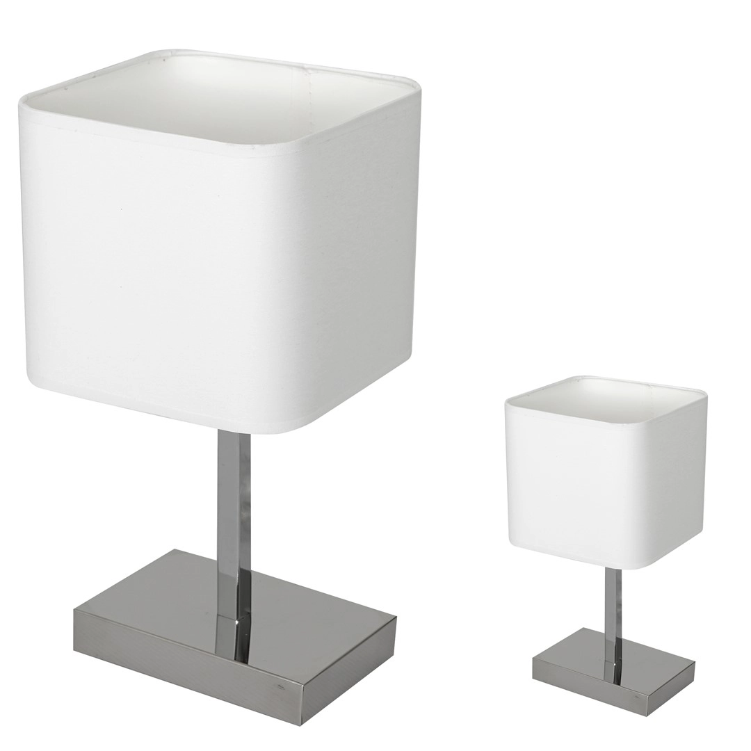 Table lamp NAPOLI WHITE/CHROME 1xE27 ML6363