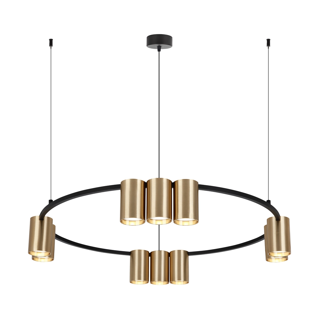 Pendant lamp (wheel) GENESIS BLACK GOLD