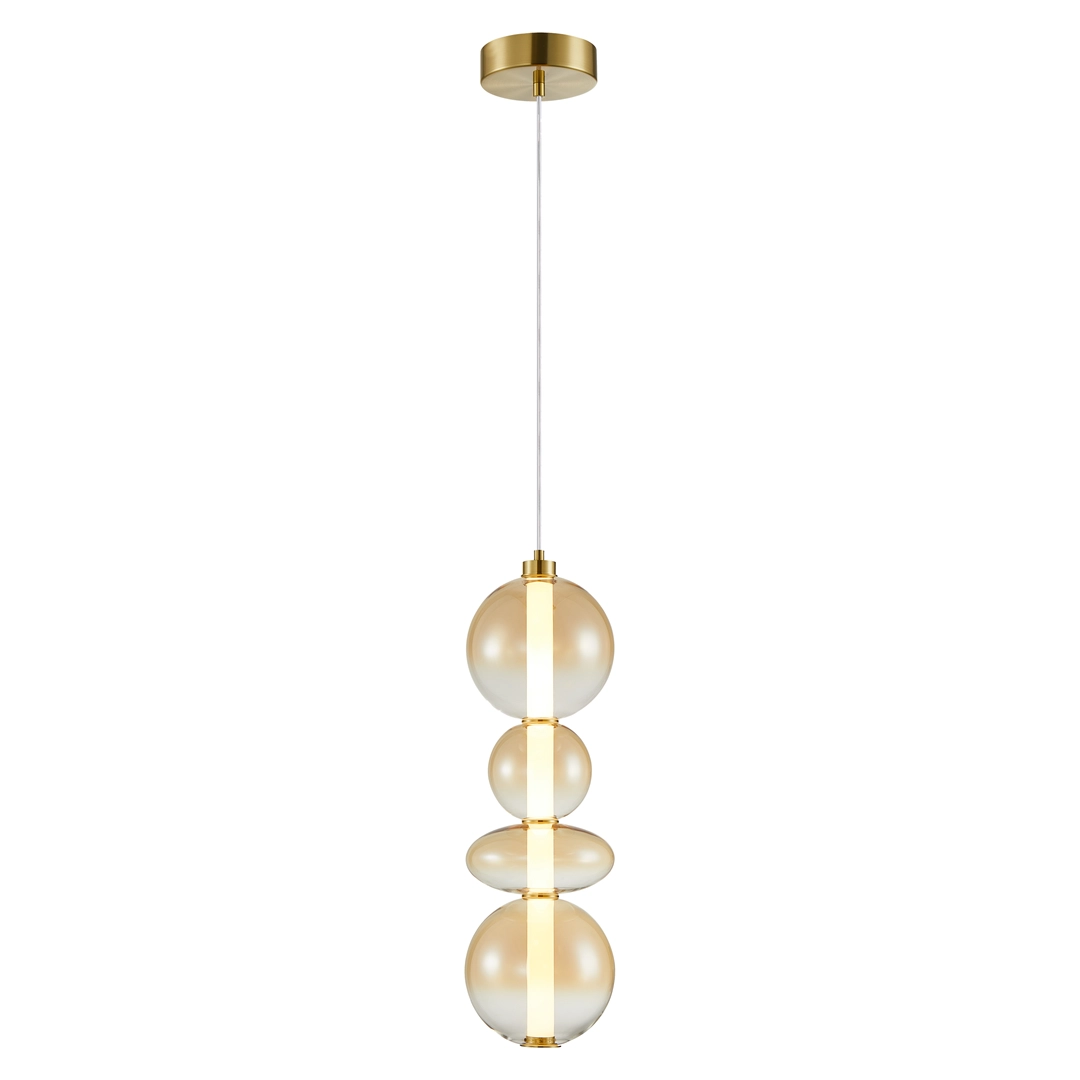 Hanging lamp DAPHNE AMBER 36W 0001-00019-46582