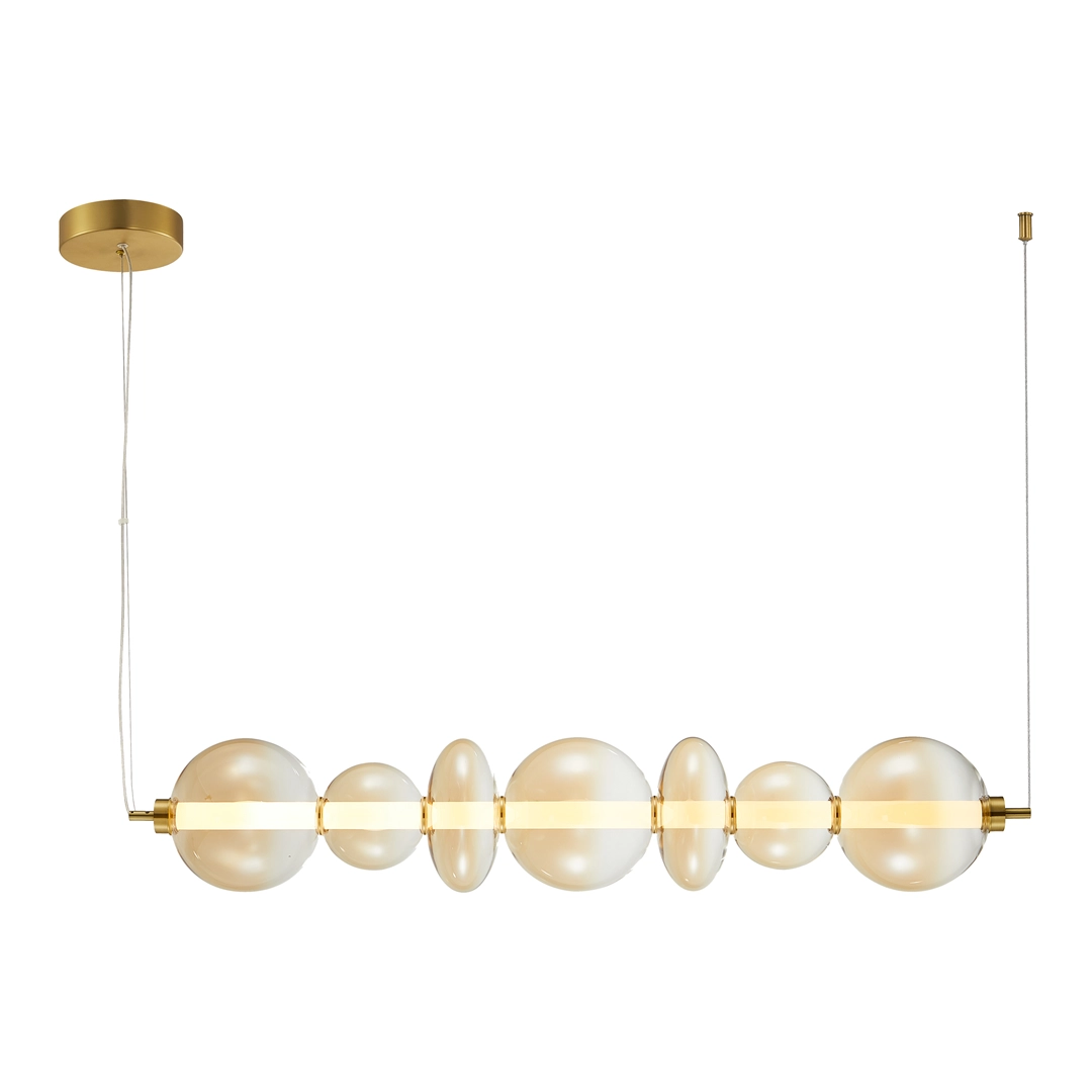 Hanging lamp DAPHNE AMBER 40W 0001-00019-46620