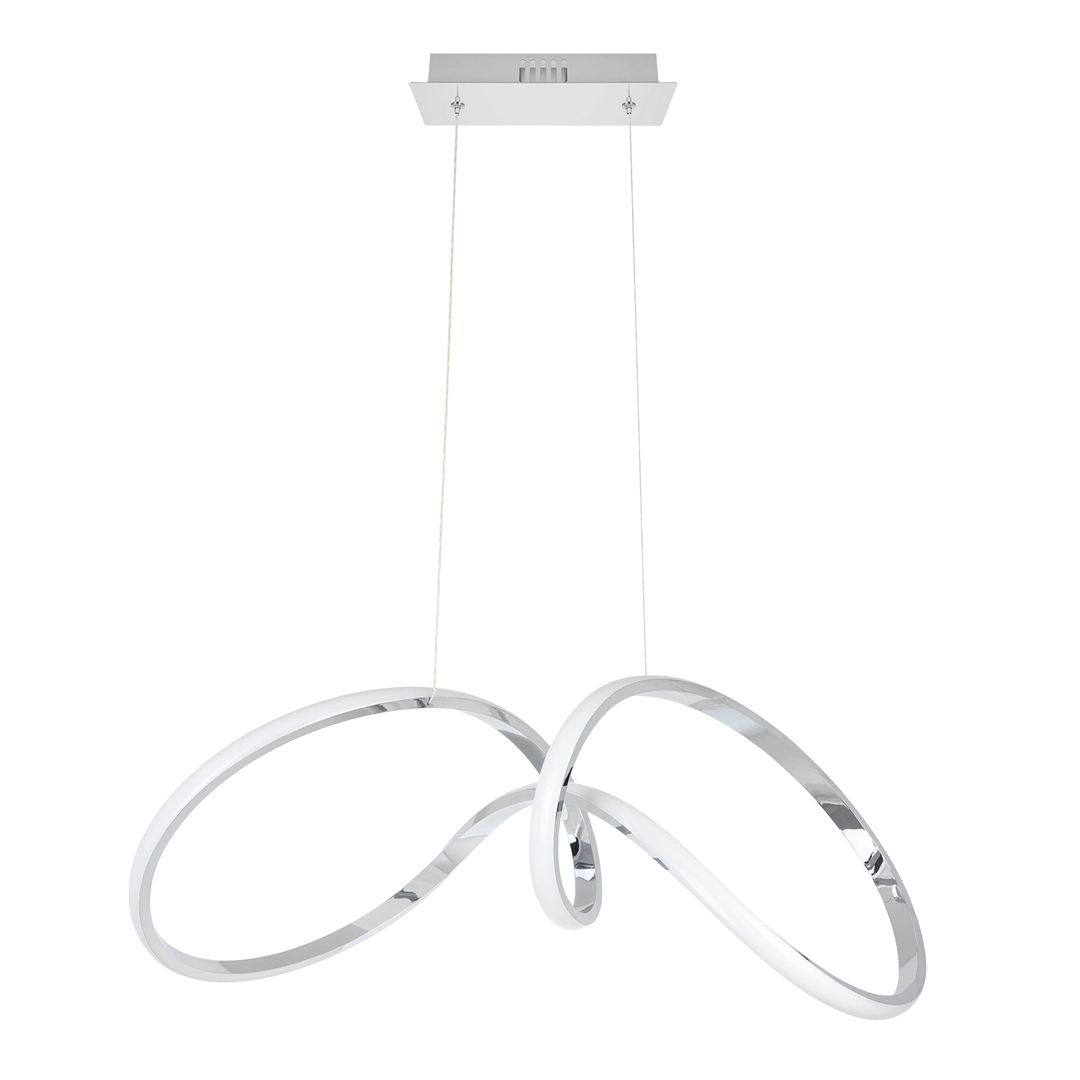 Pendant lamp TESORO CHROME 48W LED