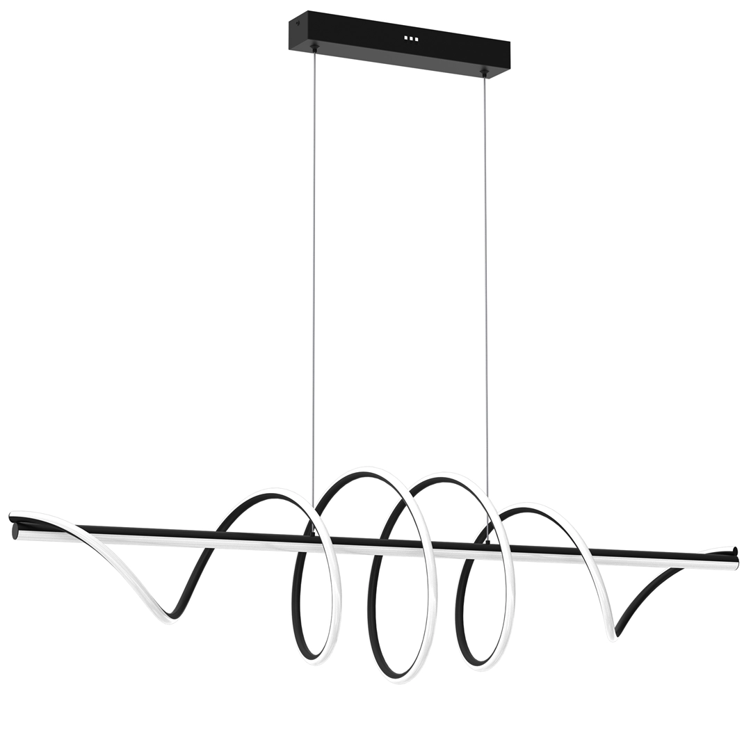 TWIST BLACK 90W LED PENDANT LAMP
