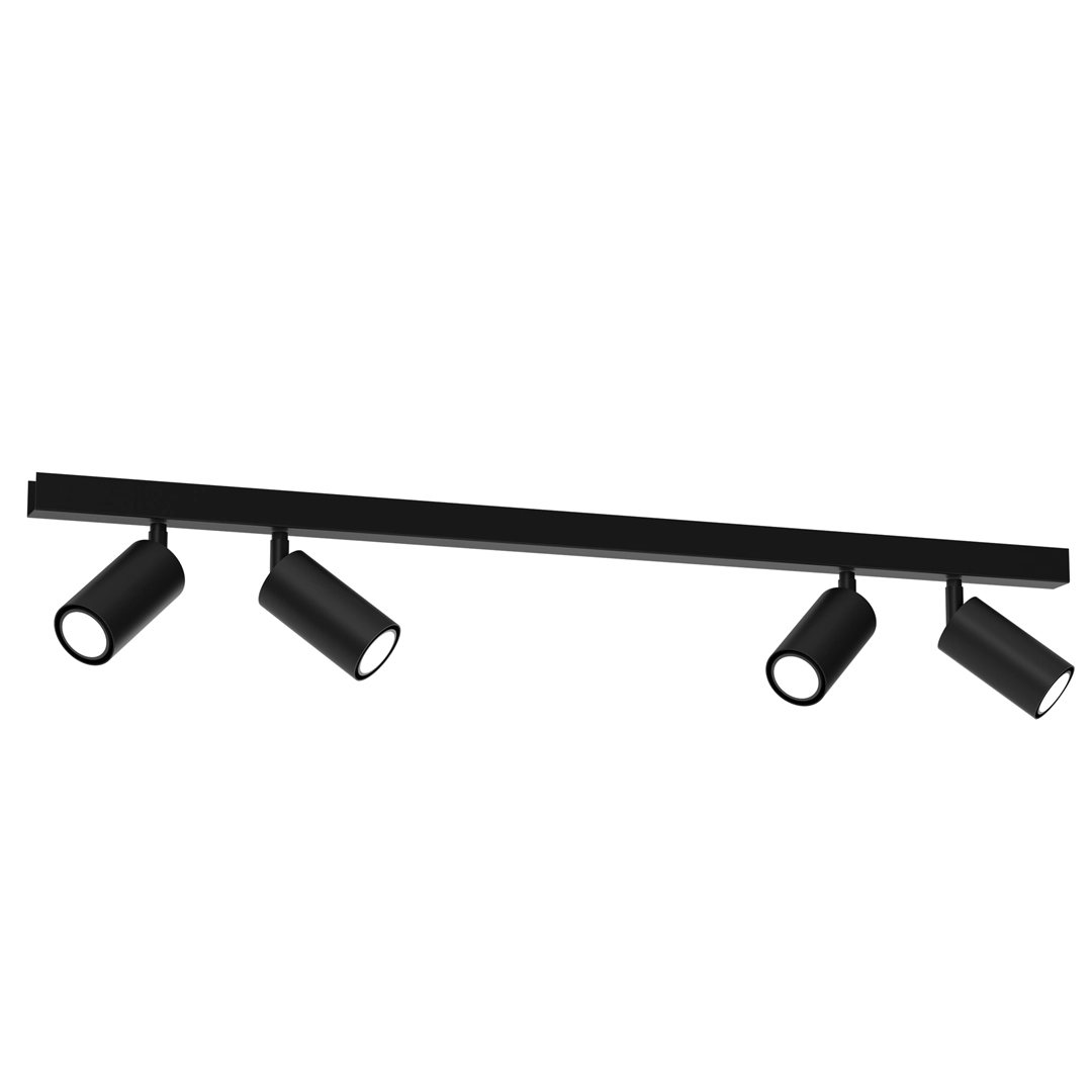 Ceiling lamp HUDSON BLACK 4xGU10 0001-00019-48258