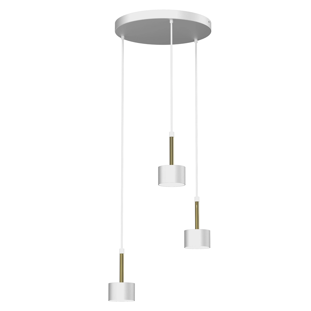 Hanging lamp ARENA WHITE/GOLD 3xGx53 0001-00019-49705