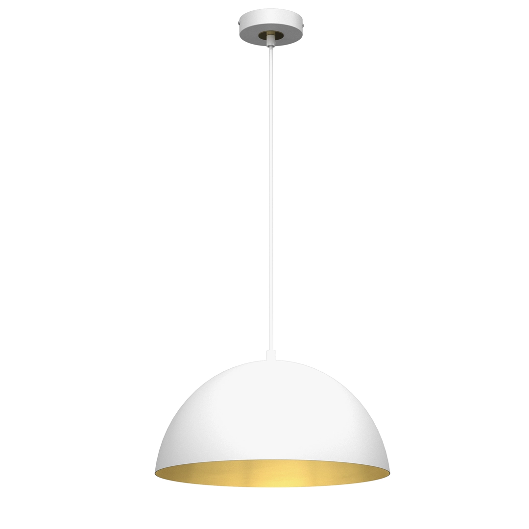 Hanging Lamp Beta 1xE27 35cm White/Gold