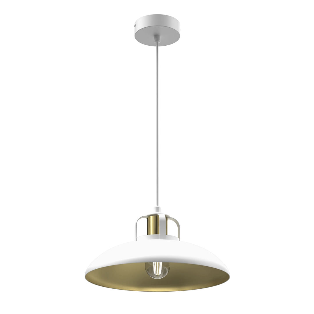 Pendant lamp FELIX WHITE/GOLD 1xE27 0001-00019-49755