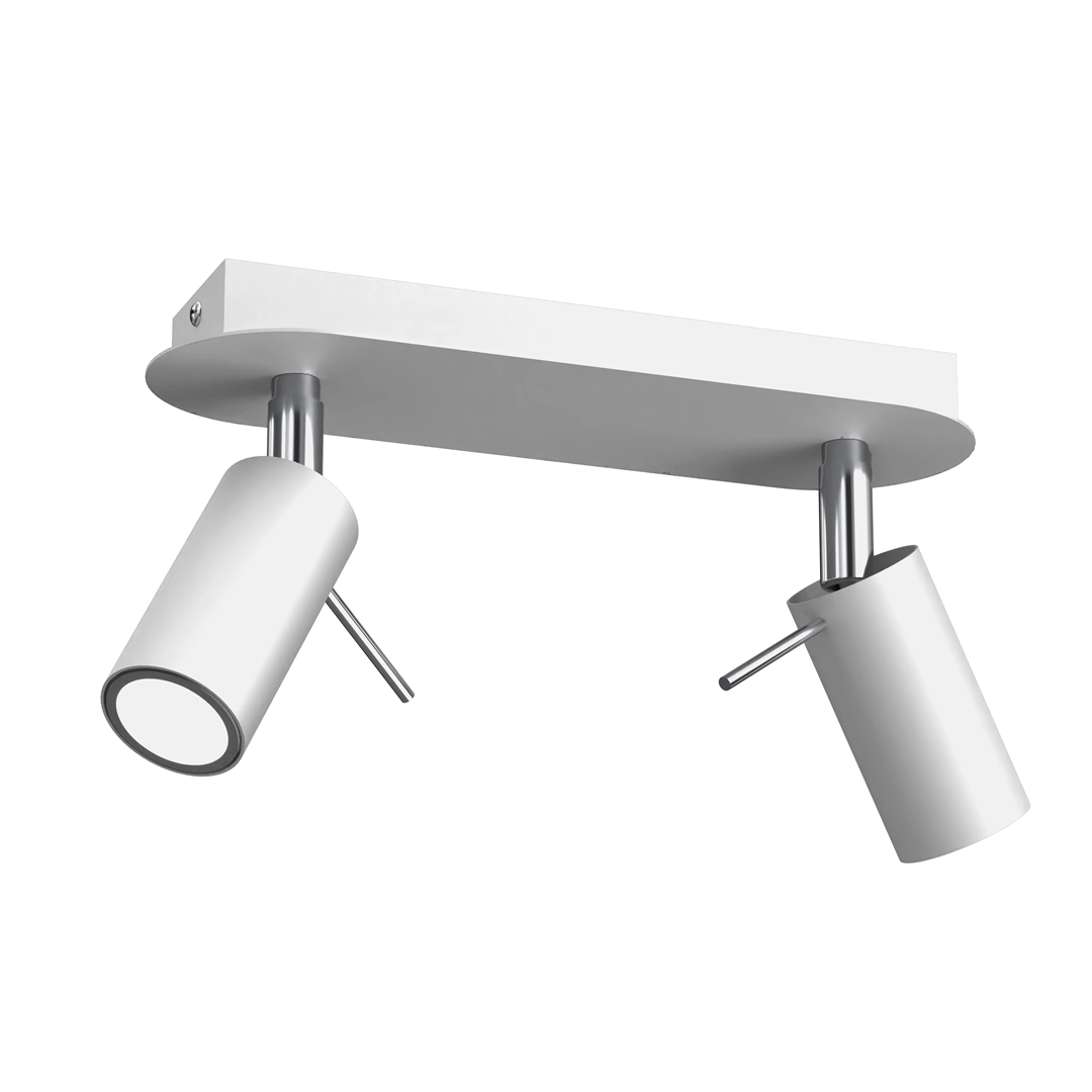 Ceiling lamp PRESTON WHITE/CHROME 2x mini