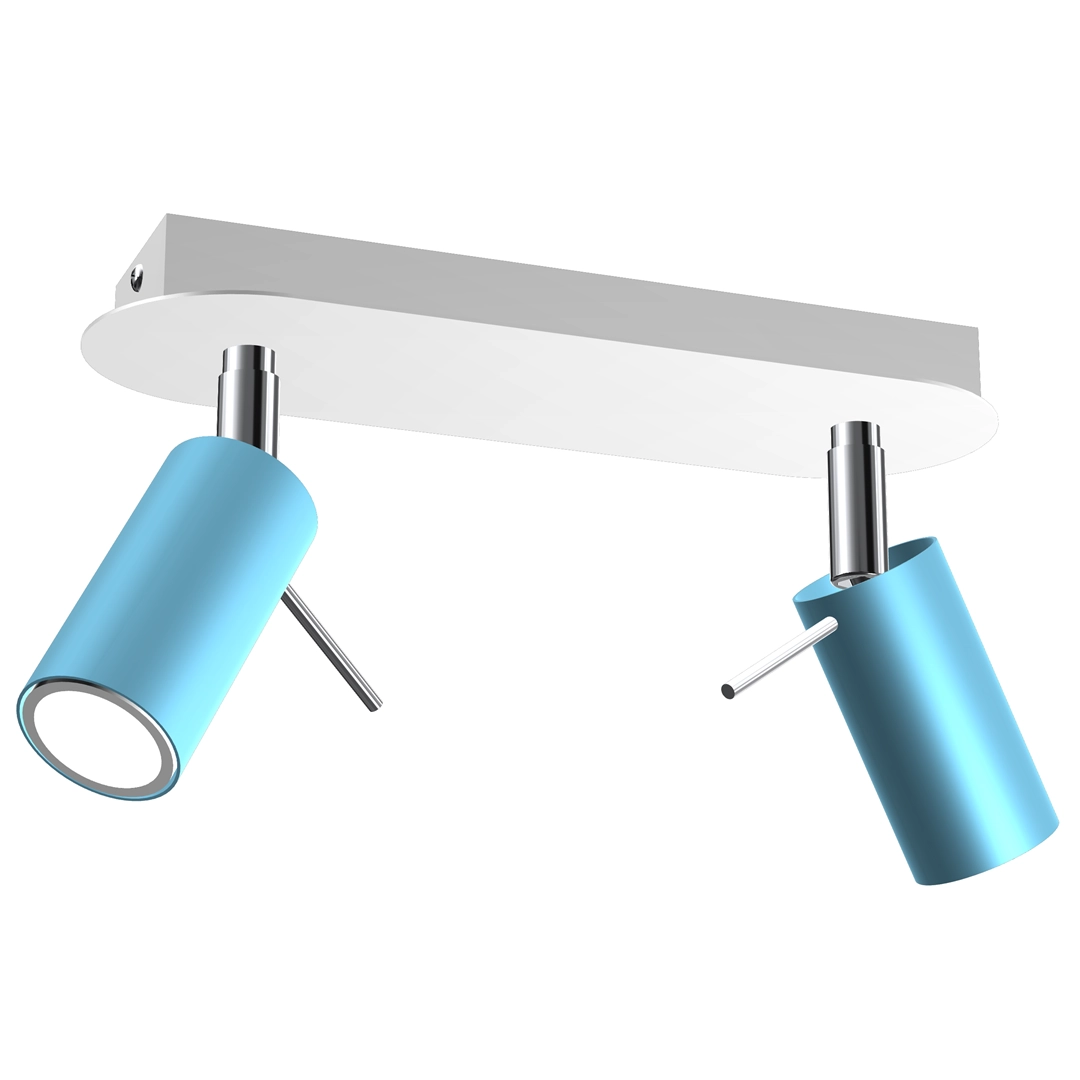 Ceiling lamp PRESTON BLUE/WHITE 2x mini