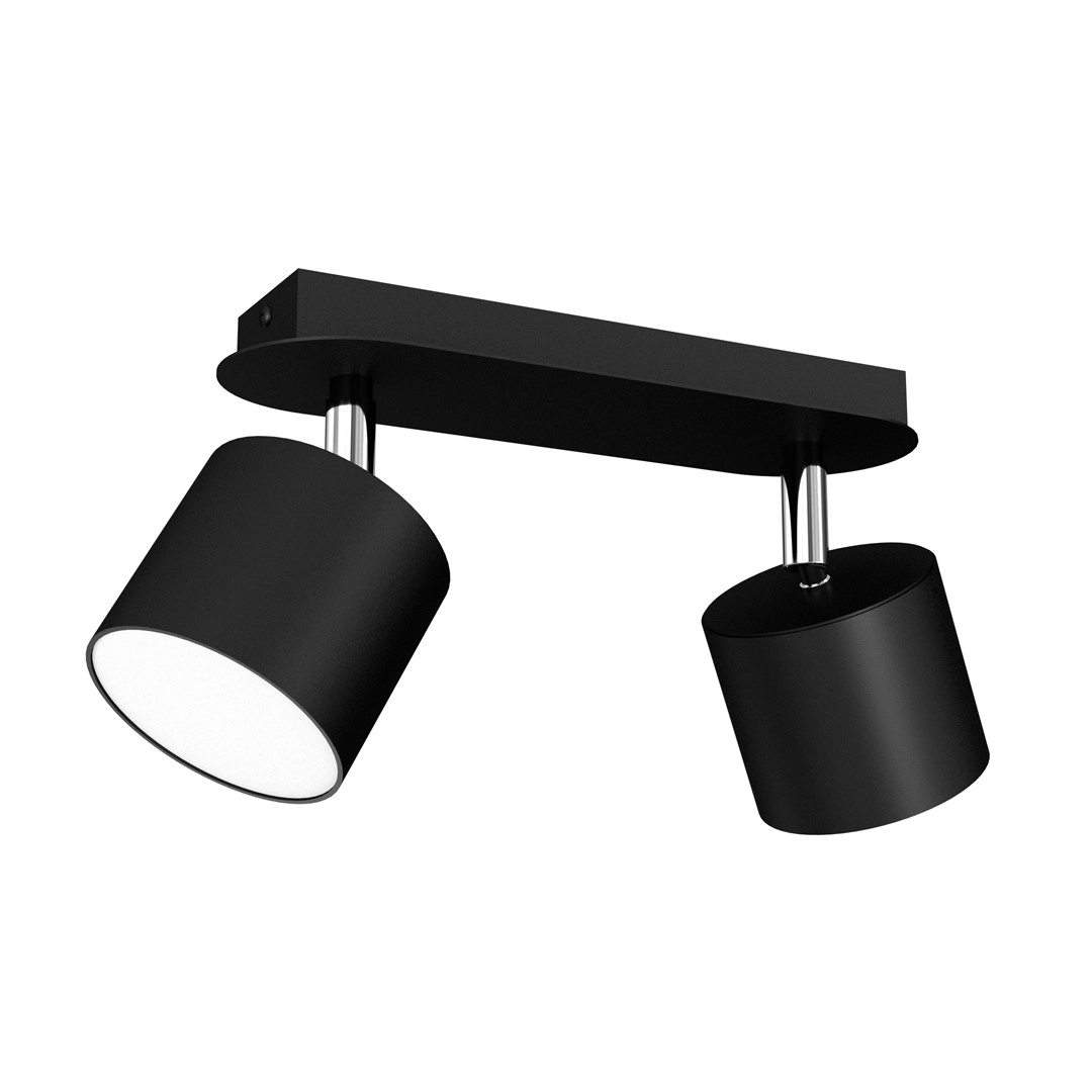 Ceiling lamp DIXIE BLACK 2xGx53 0001-00019-50020