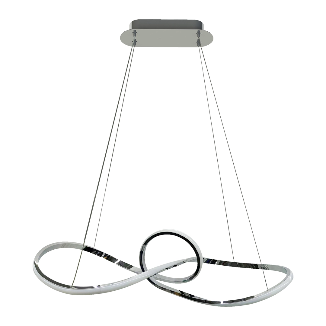 Marco Chrome 42W LED pendant lamp