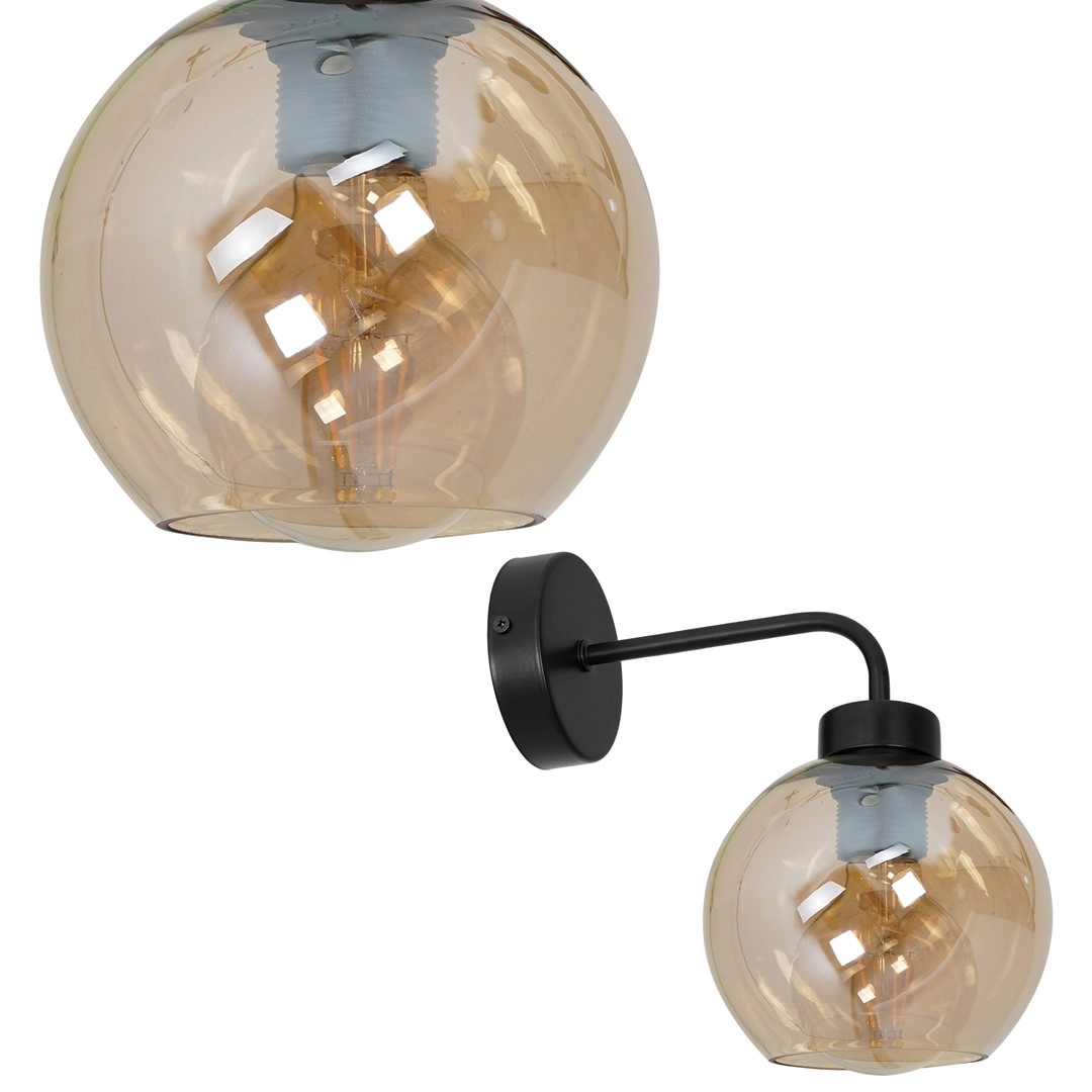 Wall lamp SOFIA AMBER 1xE27 5902693765721