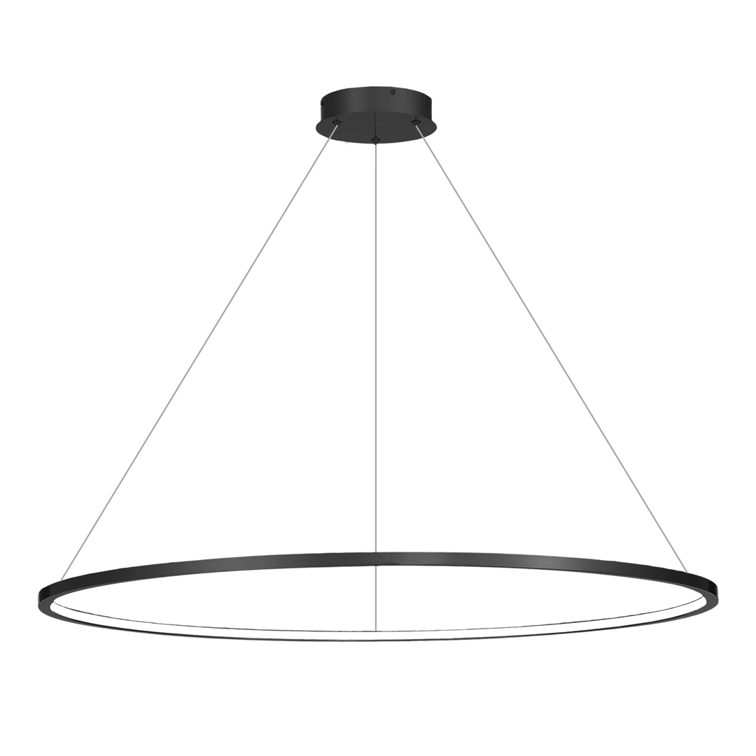 Saturno Black 65W LED pendant lamp
