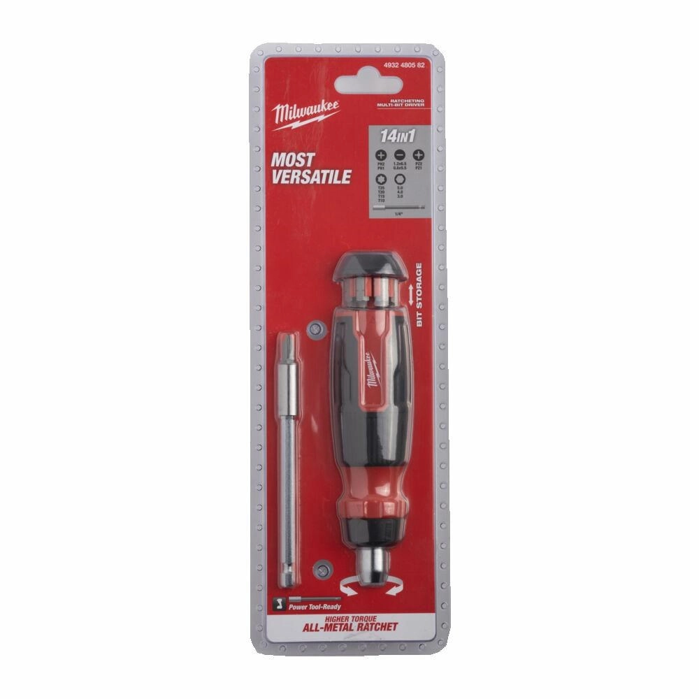 Milwaukee Screwdriver with bits MILWAUKEE 14in1