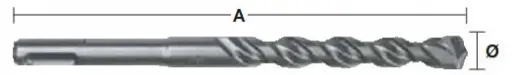 MILWAUKEE WIERTŁO SDS PLUS 16 x