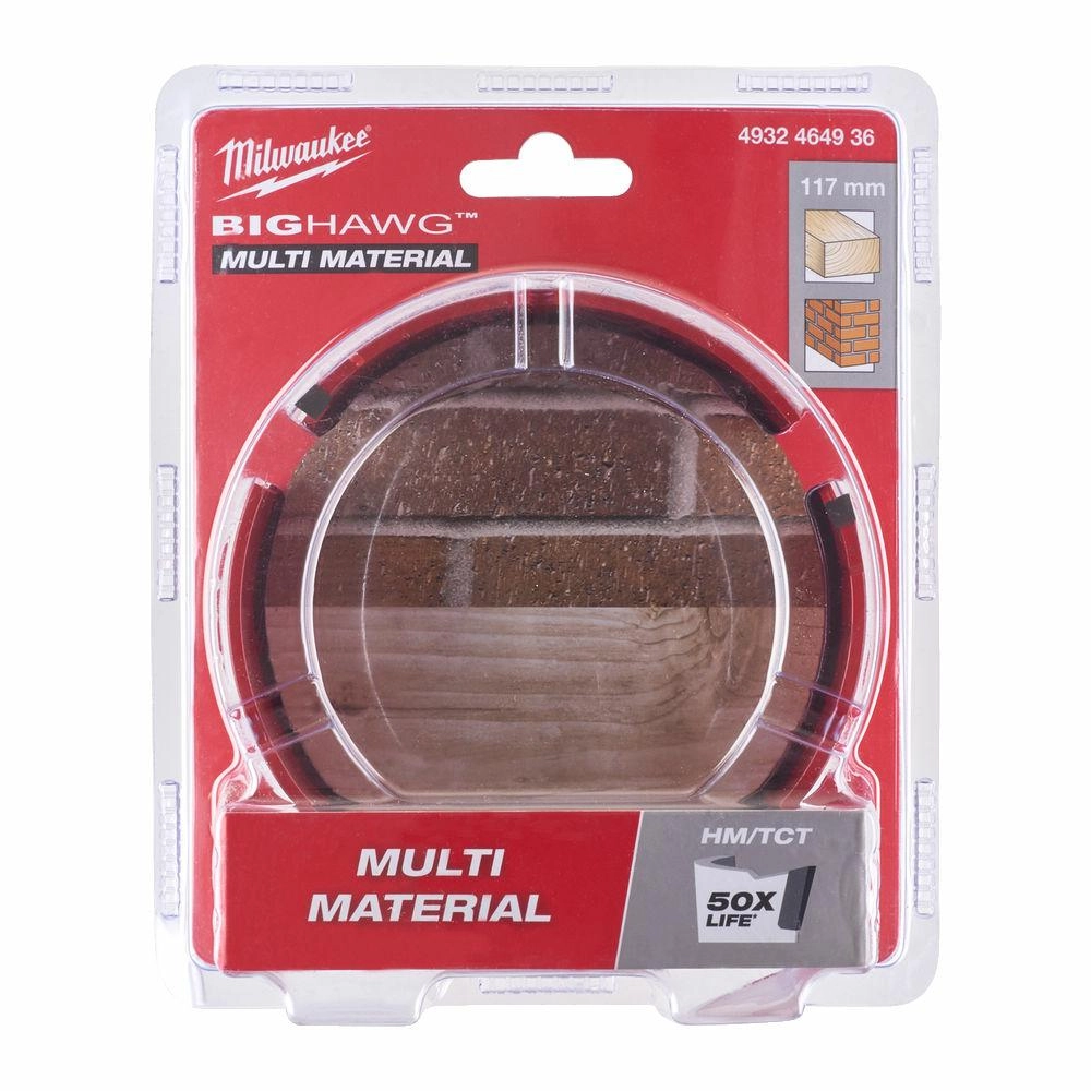 MILWAUKEE OTWORNICA BIG HAWG 117mm MULTI
