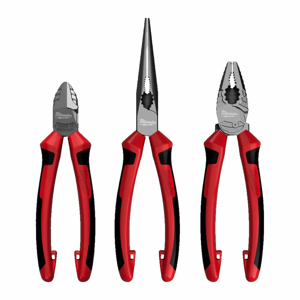 MILWAUKEE PLIERS SET 3 pcs. (UNIVERSAL